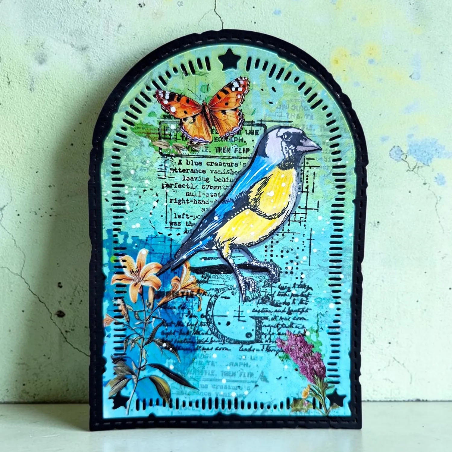 AALL and Create TP-1350 Whistling Finch Stempel A7