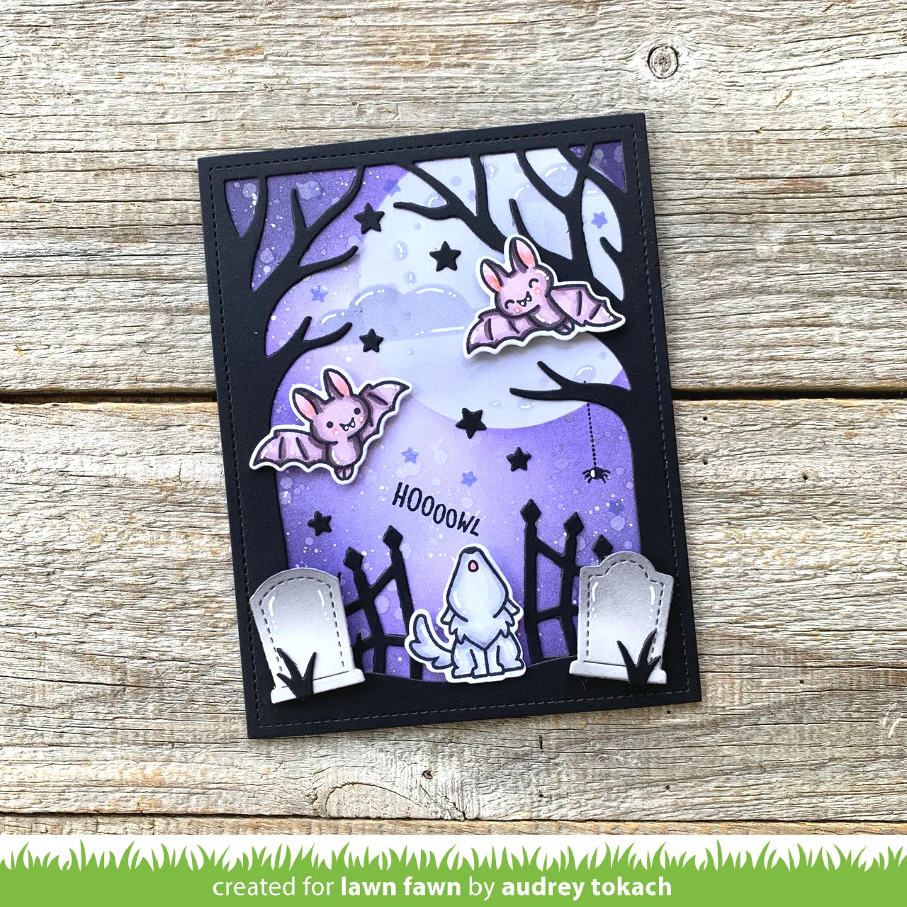Lawn Fawn Spooky Gate Stanzschablonen Halloween