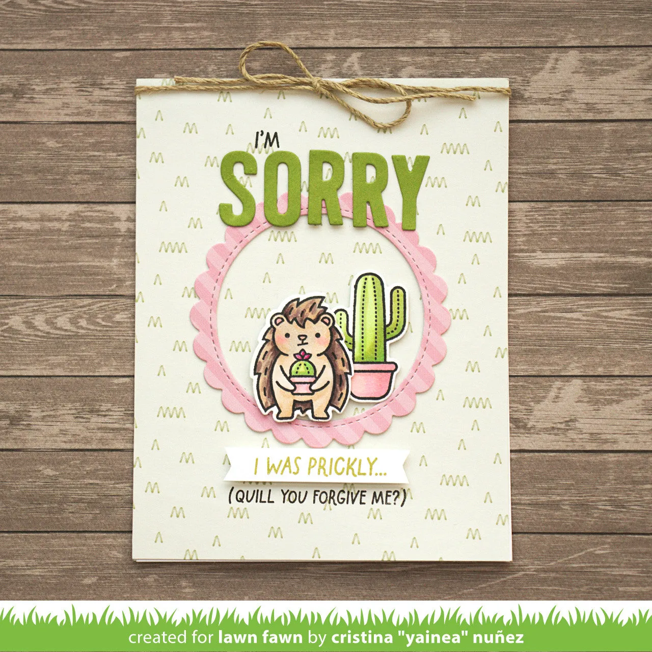 Lawn Fawn Sometimes Life is Prickly Stempel Kaktus