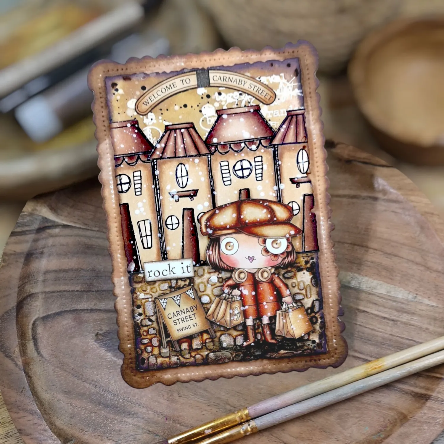 AALL and Create A7 TP-1324 Carnaby Street Stempelset 5 Stempel klar