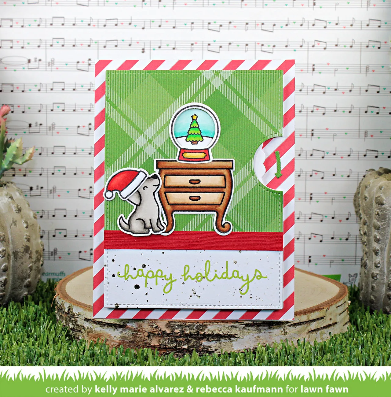 Lawn Fawn Scribbled Winter Stempelset Grüße