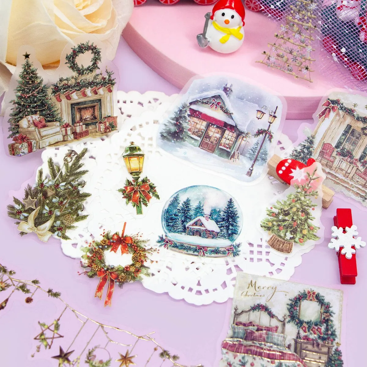 Ieebee Snowy Night Wandering Guide PET-Sticker Snowy Night matt