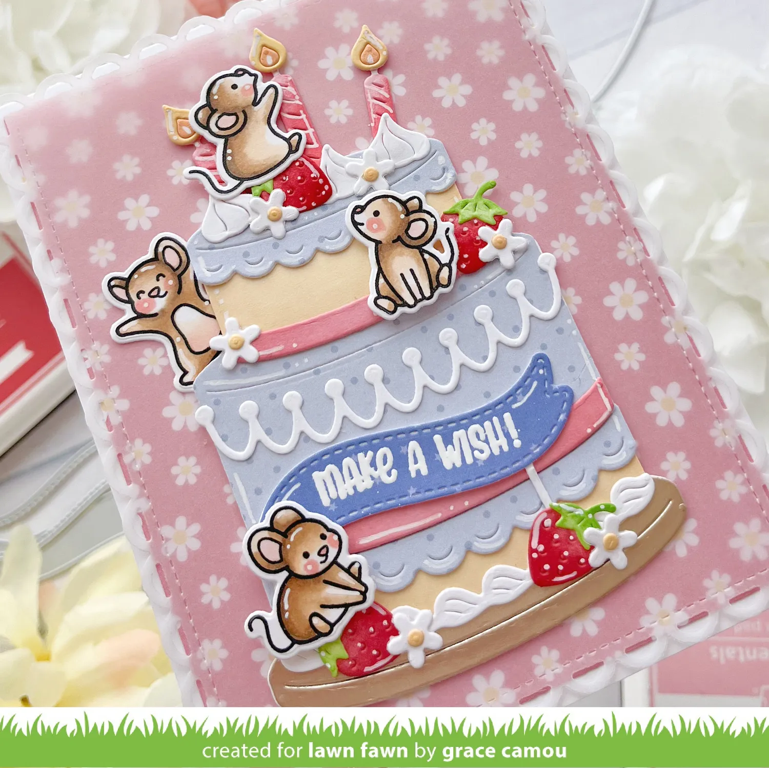 Lawn Fawn Build-A-Cake Add-On Stanzschablonen 7tlg