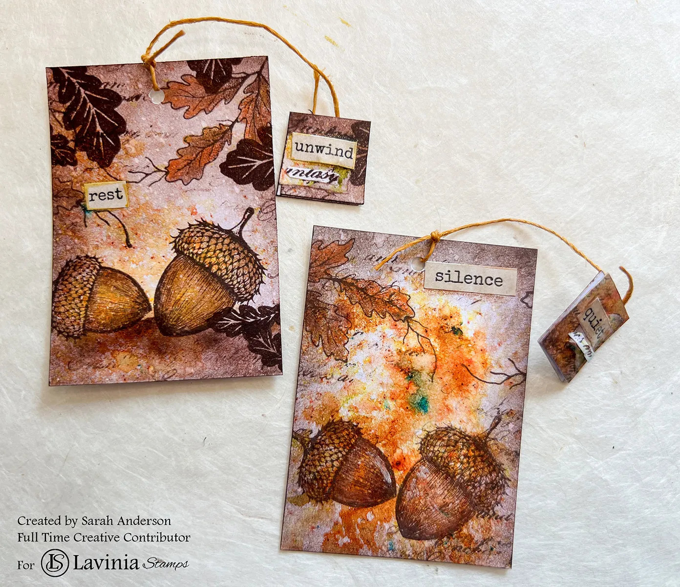 Lavinia-Stamps Acorns Stempel Eicheln