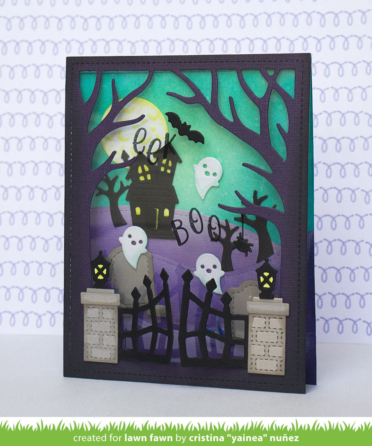 Lawn Fawn Shadow Box Halloween Add-On LF3243 Stanzen 10er