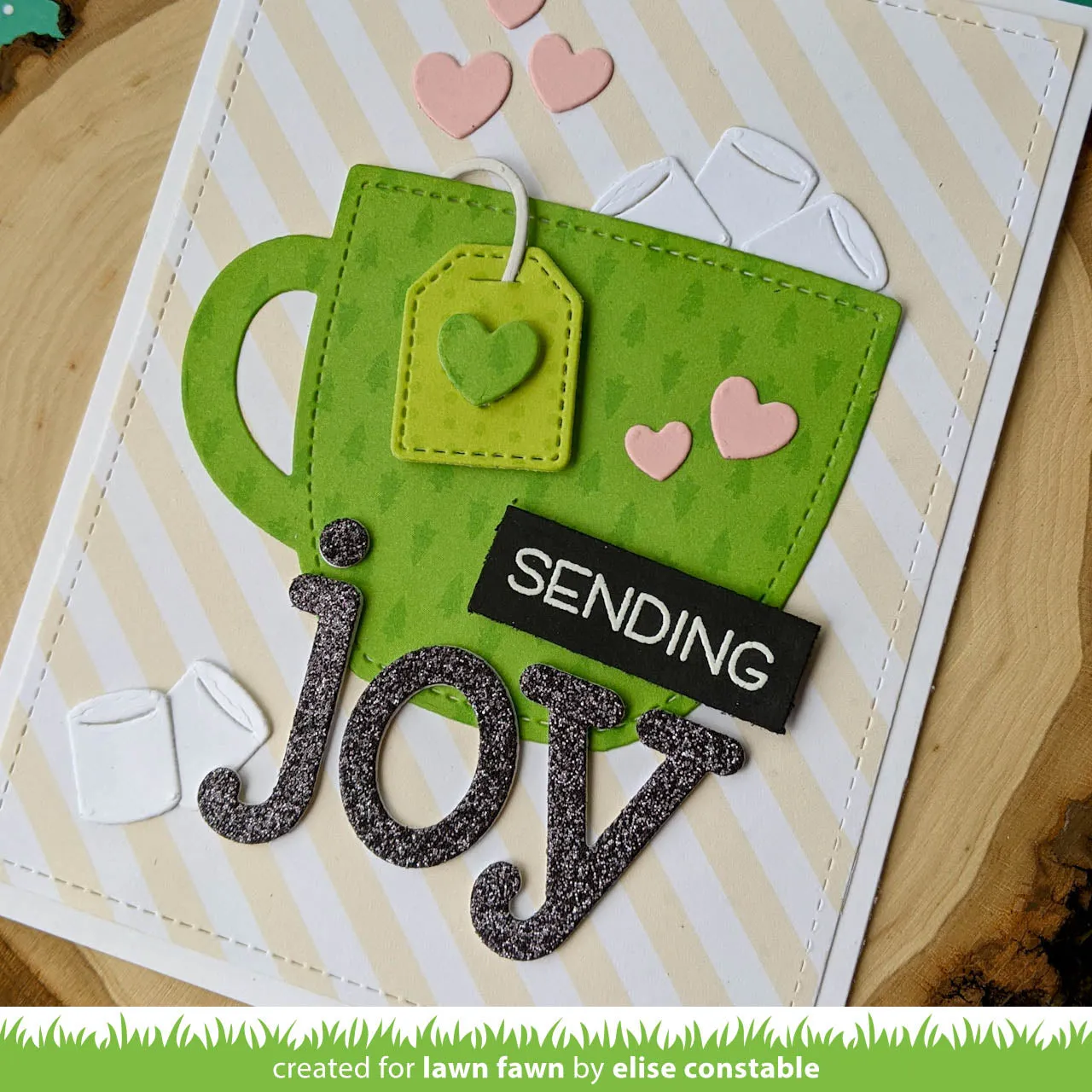 Lawn Fawn Lawn Cuts Outside In Stitched Mug LF2444 Stanze