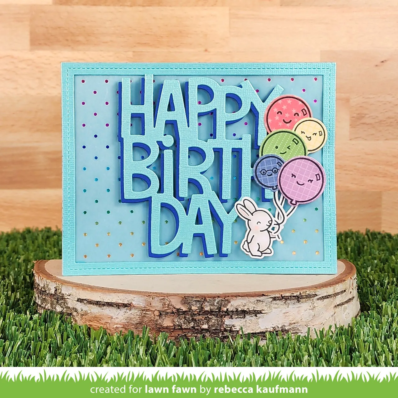 Lawn Fawn Itsy Bitsy Polka Dot Hotfoilplatte Hintergrund