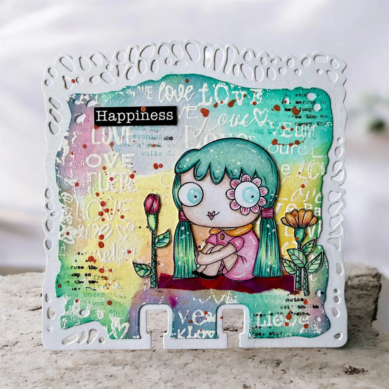 AALL and Create TP-1355 Blooms of Hope Stempelset A7 Blumen