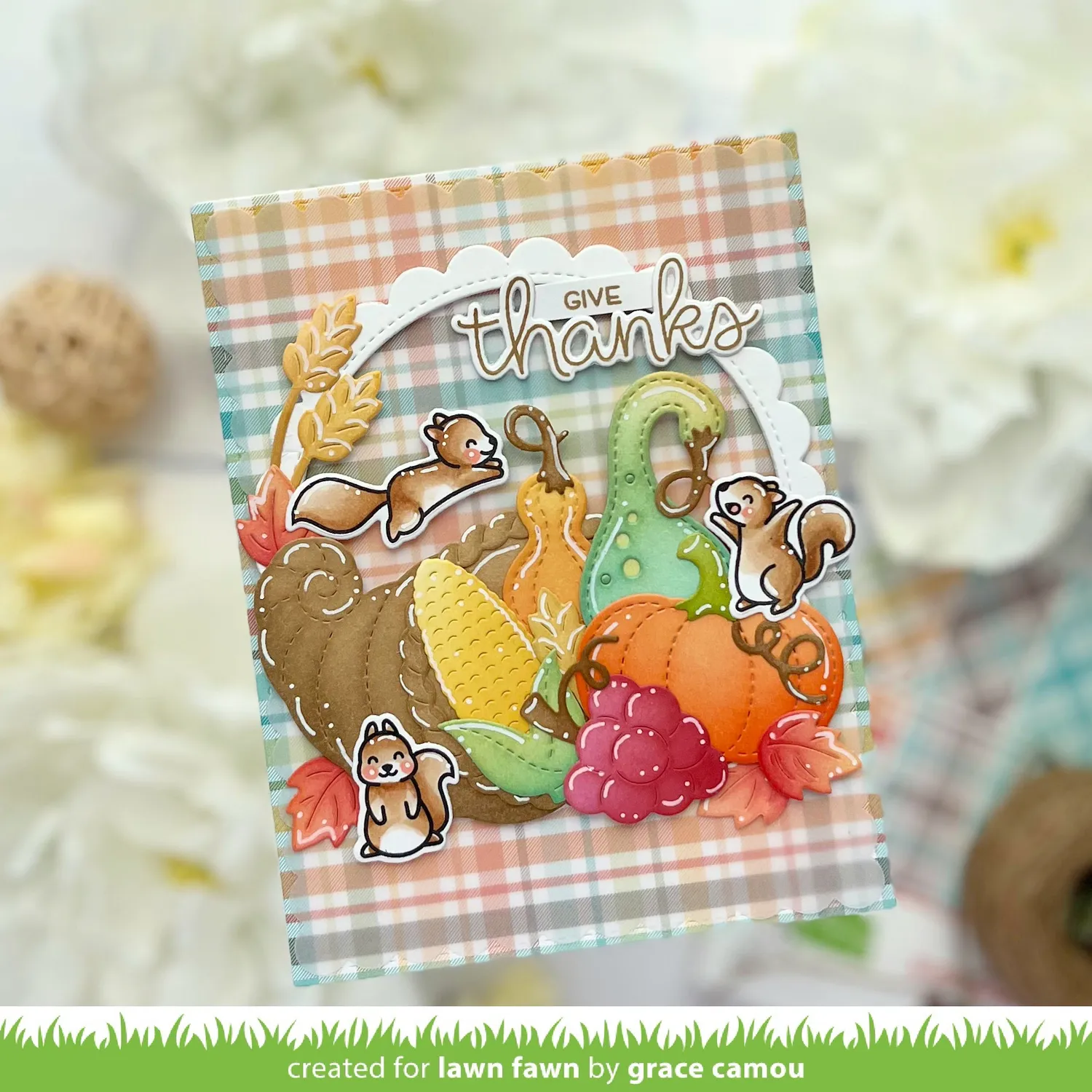 Lawn Fawn Cornucopia Lawn Cuts Stanze Herbst 7tlg