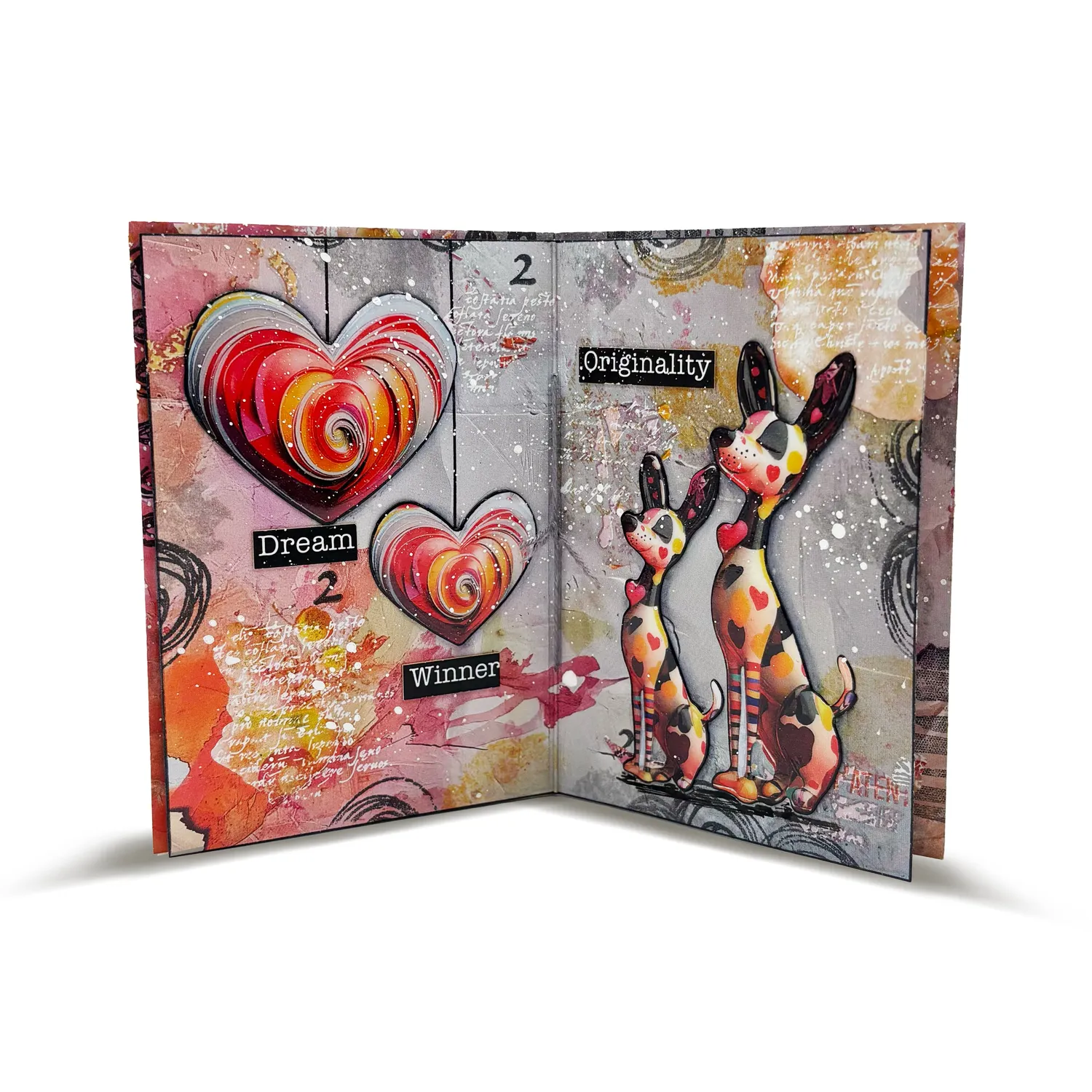 AALL and Create Radiant Whispers Designpapier Bundle A4/A5 4-teilig