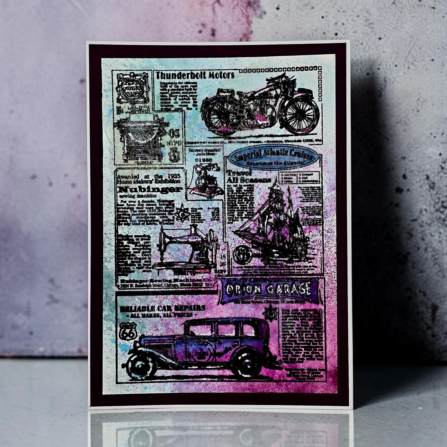 AALL and Create TP-1343 Global Gazette Stempelset A6 Clear