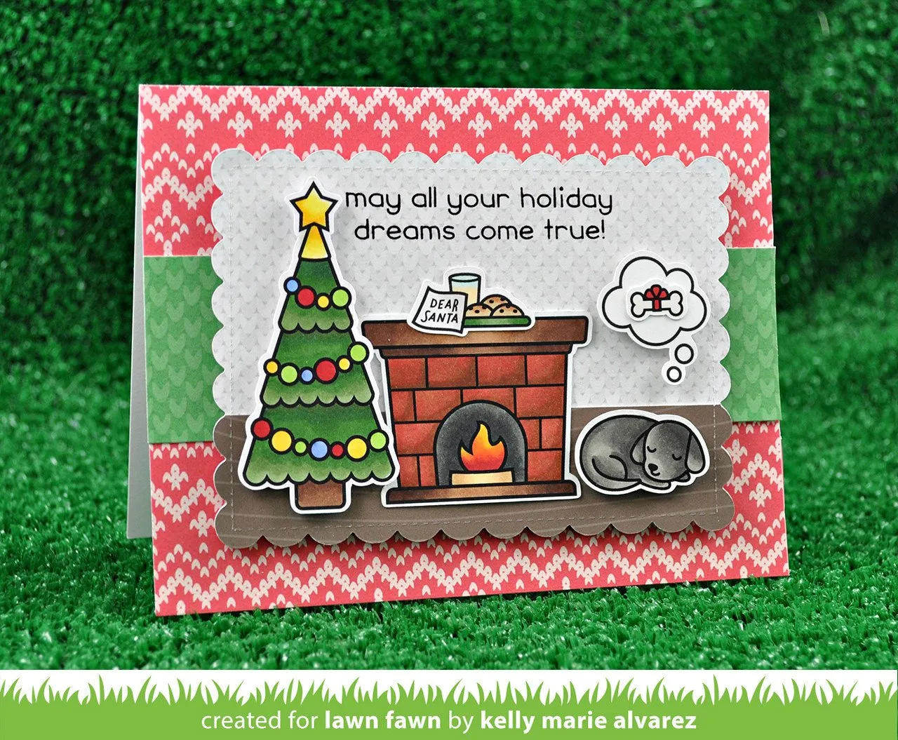 Lawn Fawn Christmas Dreams Stempelset Weihnachten