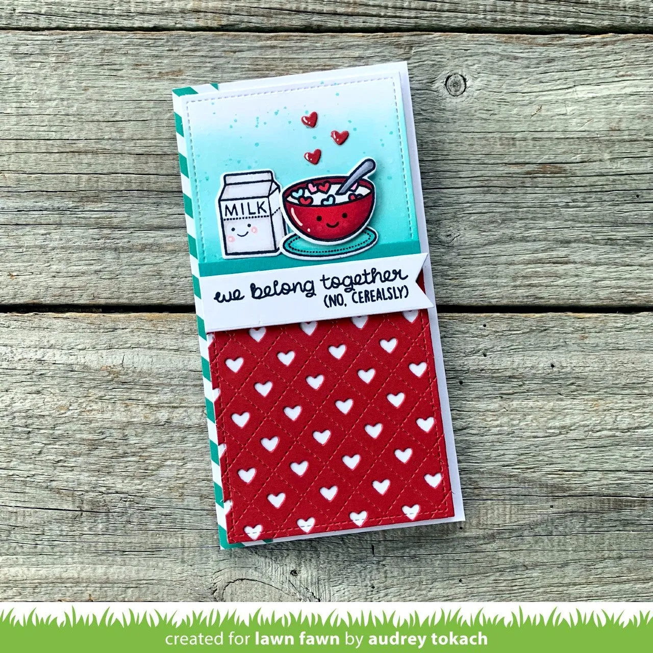Lawn Fawn Lawn Cuts Quilted Heart Stanzschablone