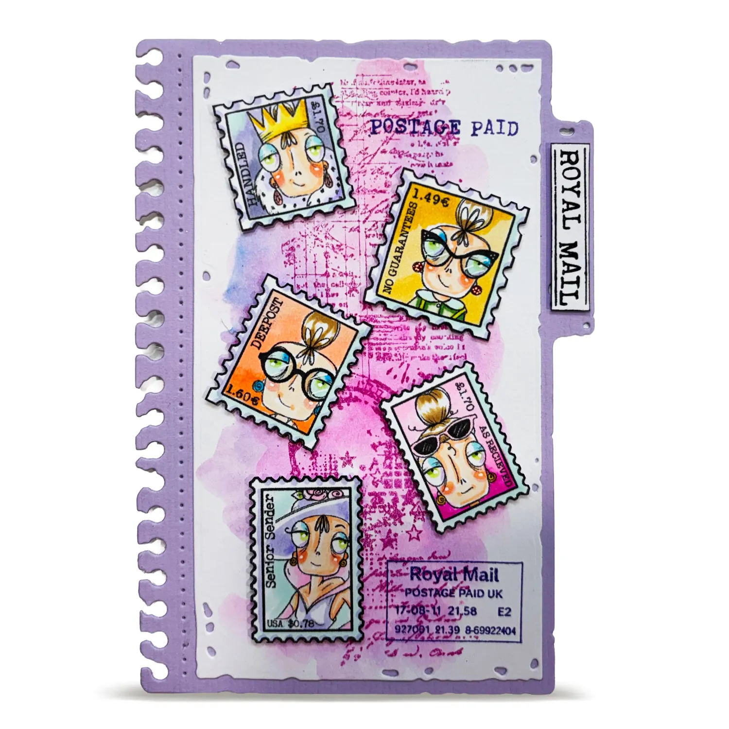 AALL and Create TP-1378 Miss Dee First Class Stempel A7