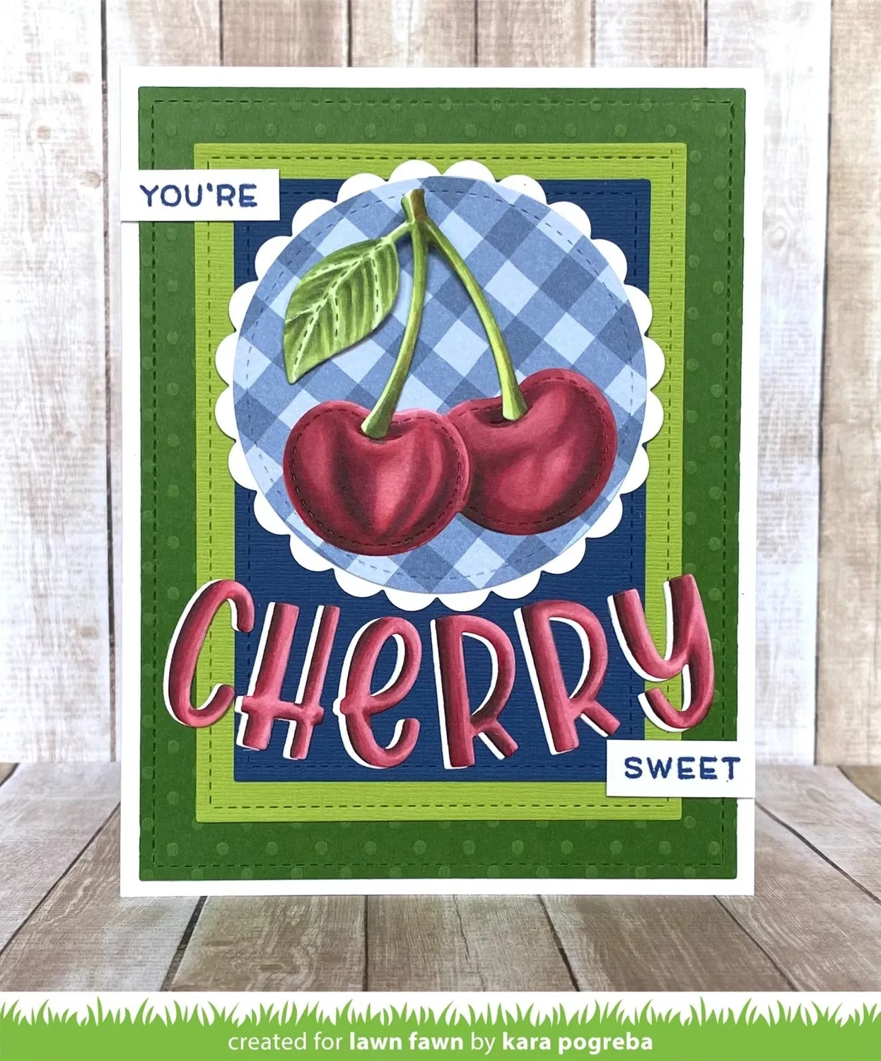 Lawn Fawn LF3179 Lawn Cuts Stanze Cheery Cherries Kirsche