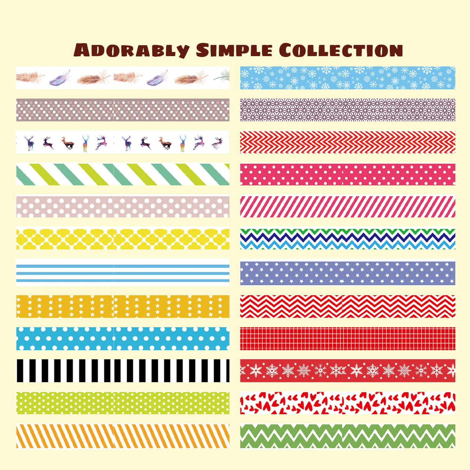 Ieebee Celebration Washi Tape 60 Rollen Geburtstag