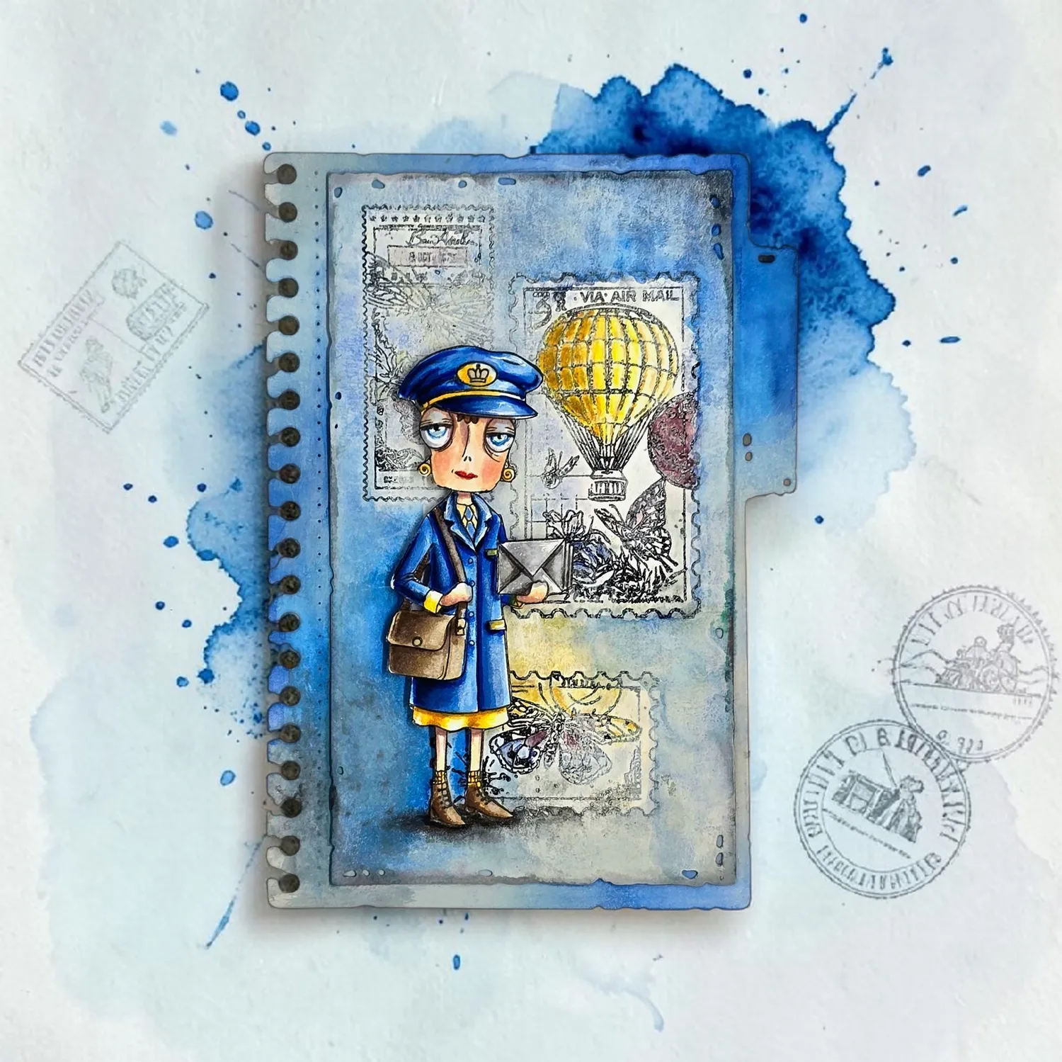 AALL and Create A7 TP-1379 Dee Delivers Stempelset 7 Stempel klar