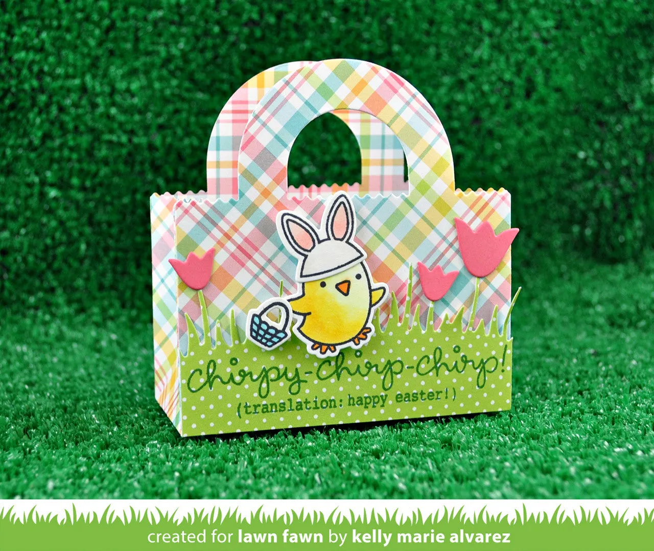 Lawn Fawn Tote Bag Lawn Cuts Stanze Geschenktasche 9cm