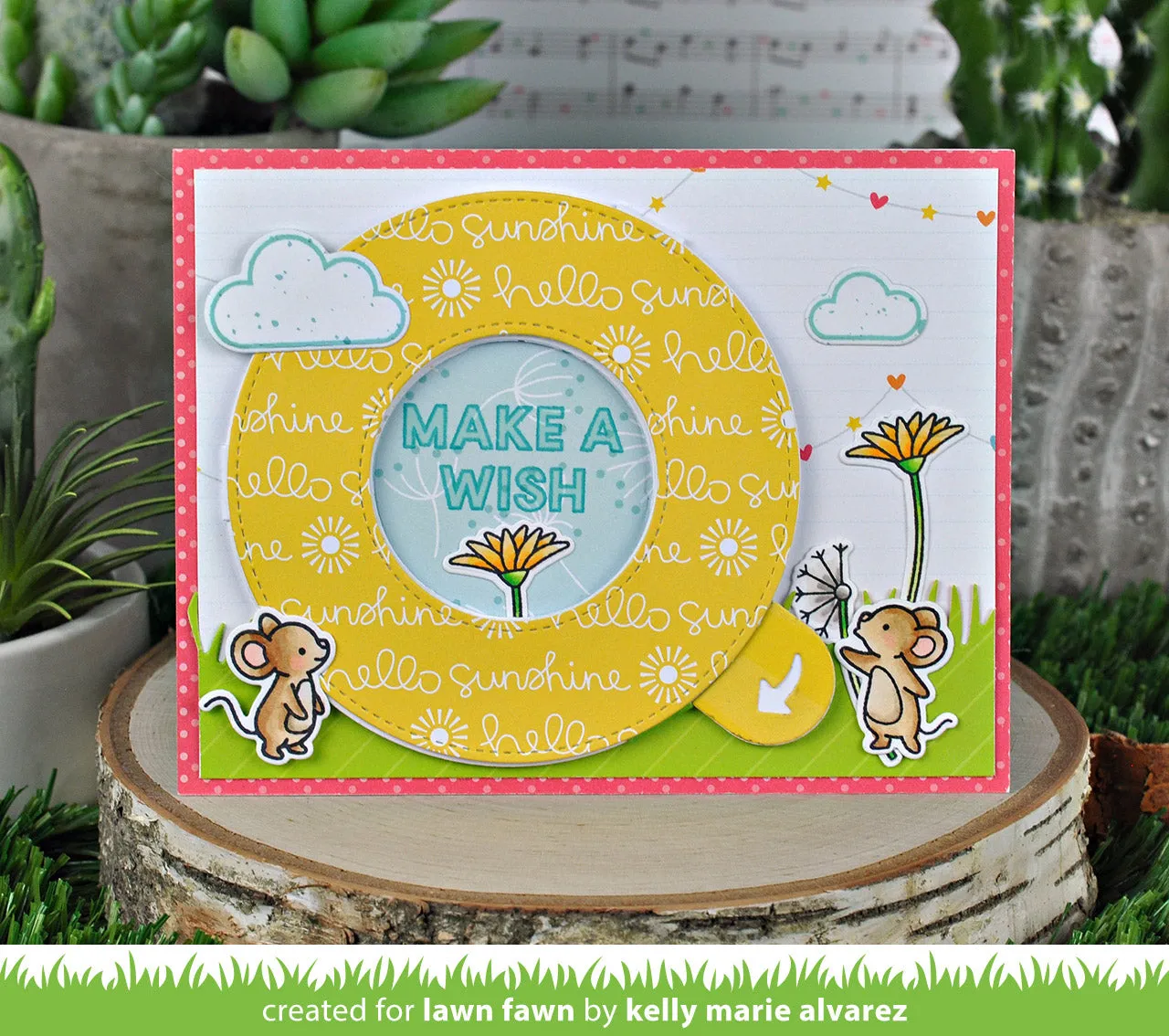 Lawn Fawn Offset Sayings Birthday Clear Stamps