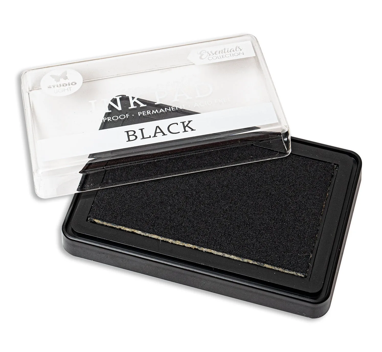 StudioLight Essentials Stempelkissen Schwarz Wasserdicht 94x62 mm