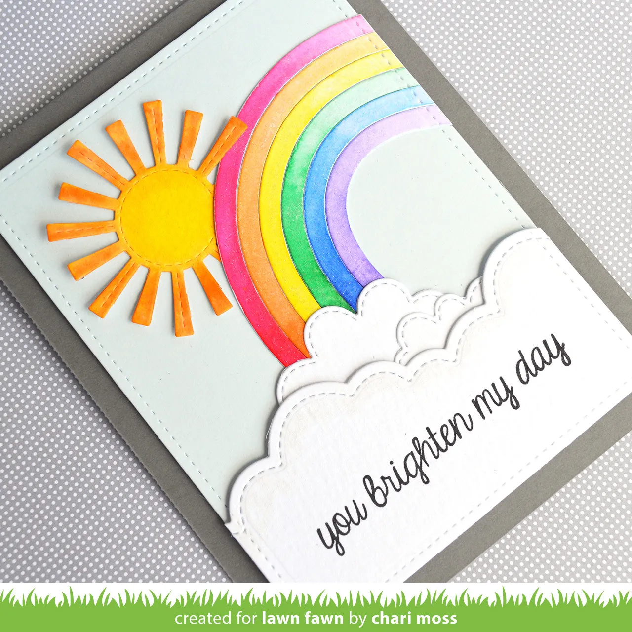 Lawn Fawn Rainbow Stanzschablonen Regenbogen 7-teilig