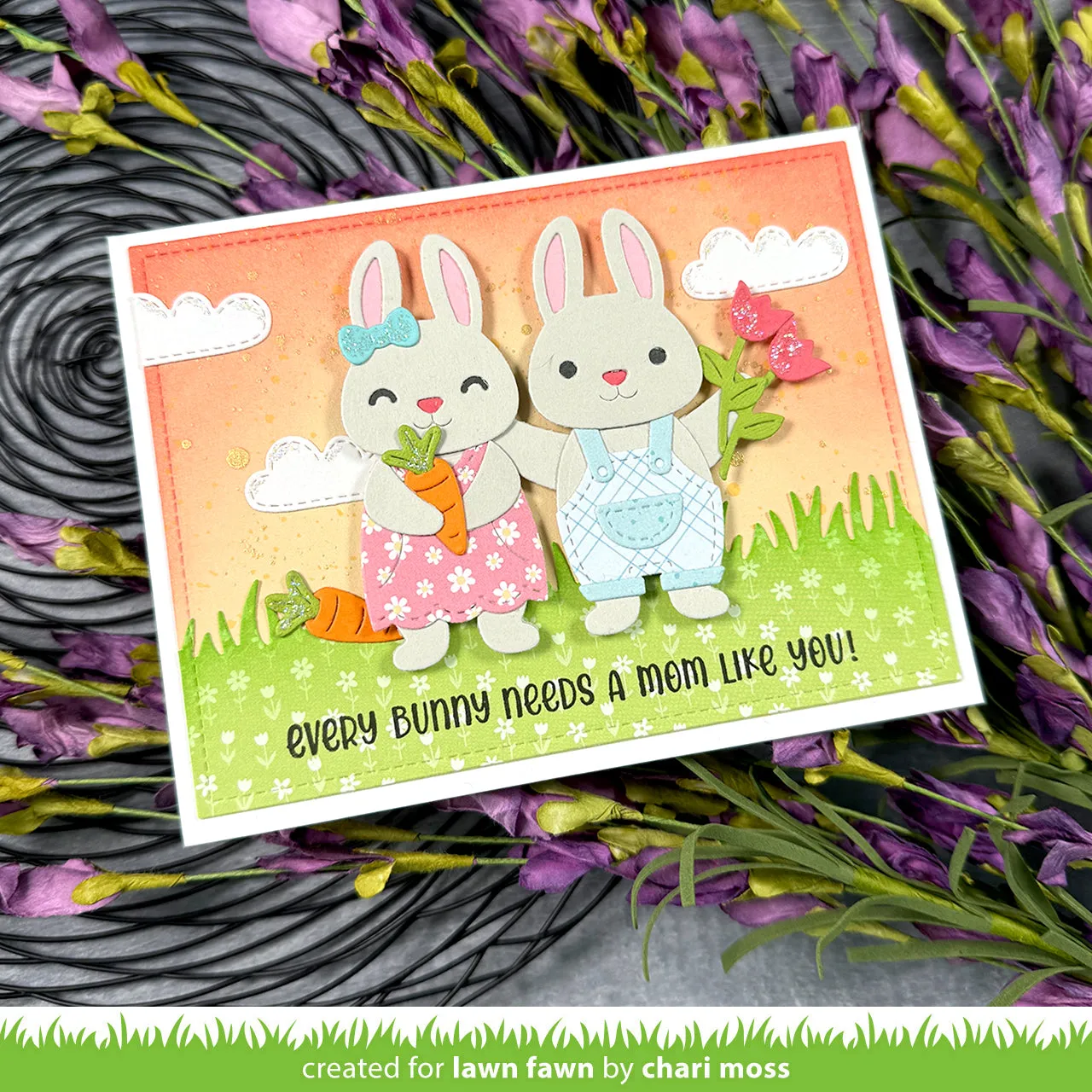 Lawn Fawn Build-a-Bunny Accessories Stanzen 16-teilig