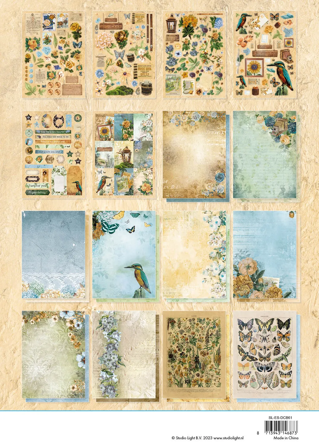 StudioLight Essentials Remembering Summer Stanzbogenblock Sommer