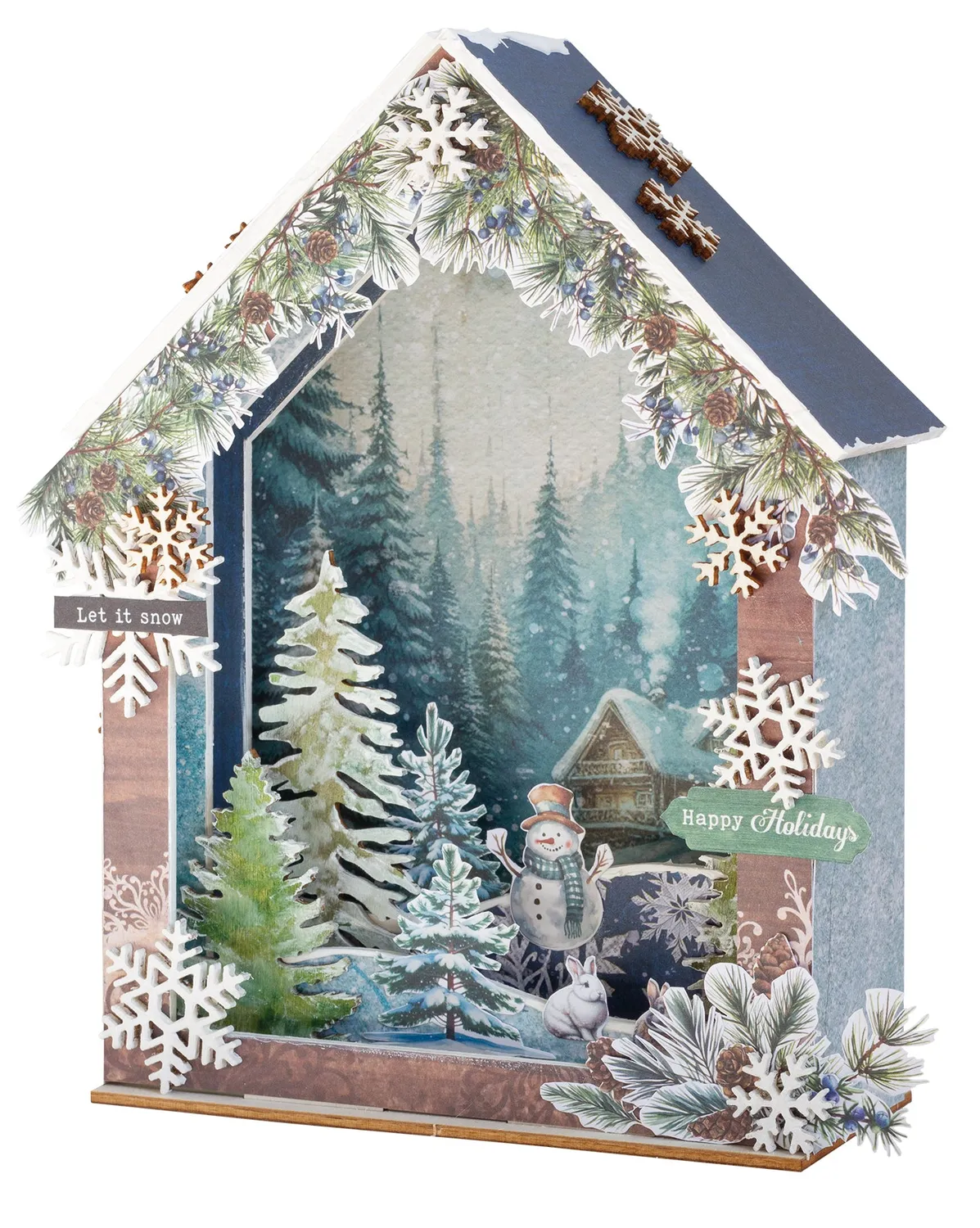 StudioLight Essentials House scenery Sperrholzdeko Häuser