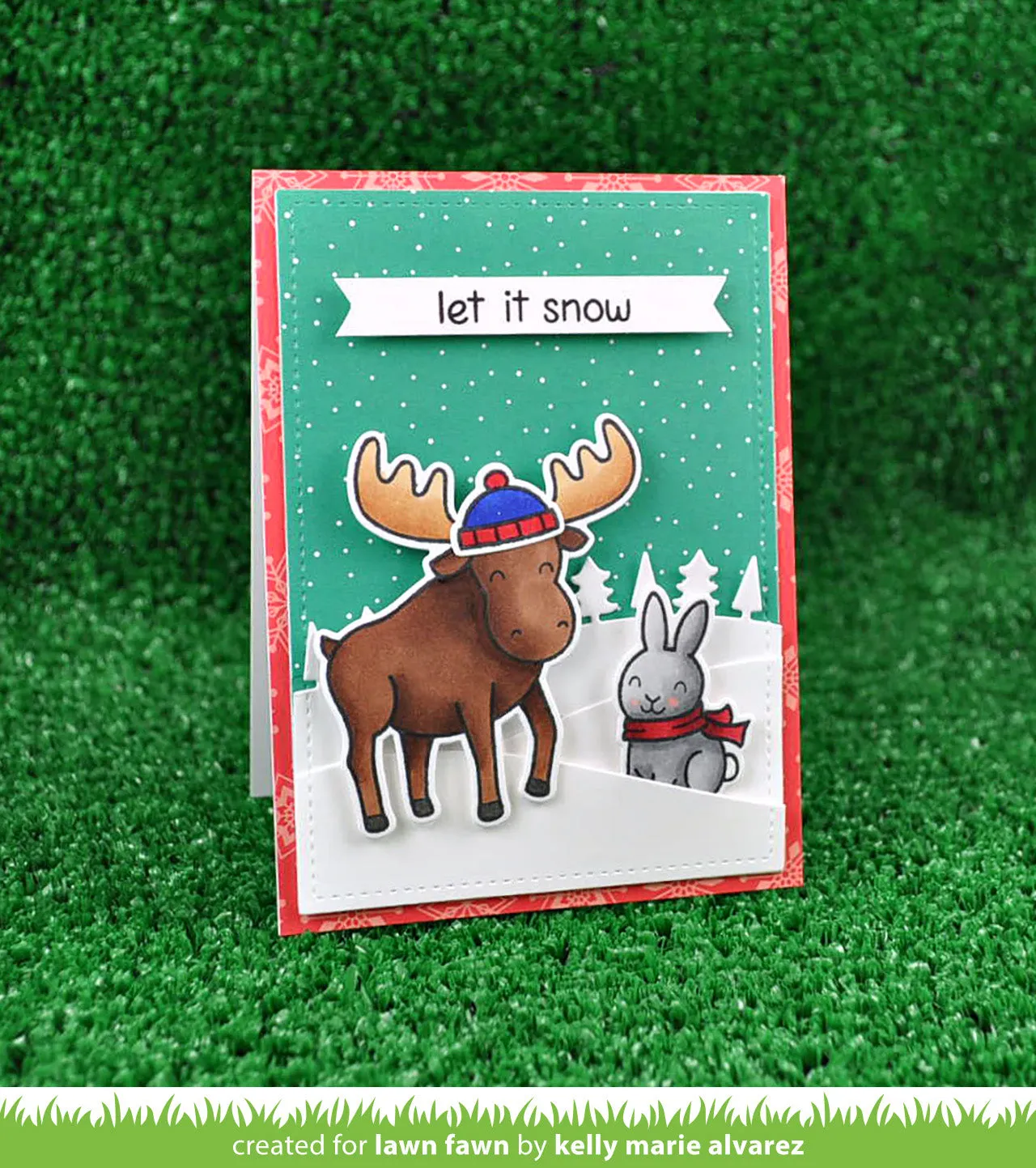 Lawn Fawn Forest Border LF773 Stanzschablone