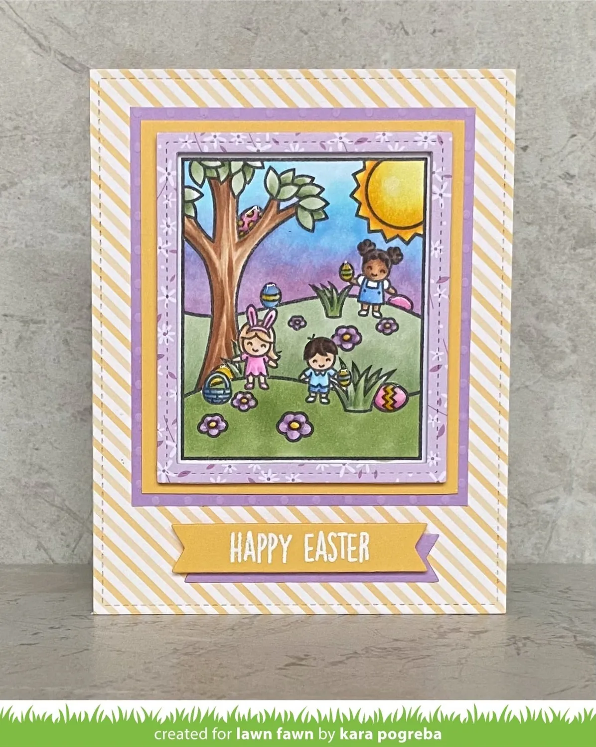 Lawn Fawn Tiny Spring Friends Stempelset Ostern