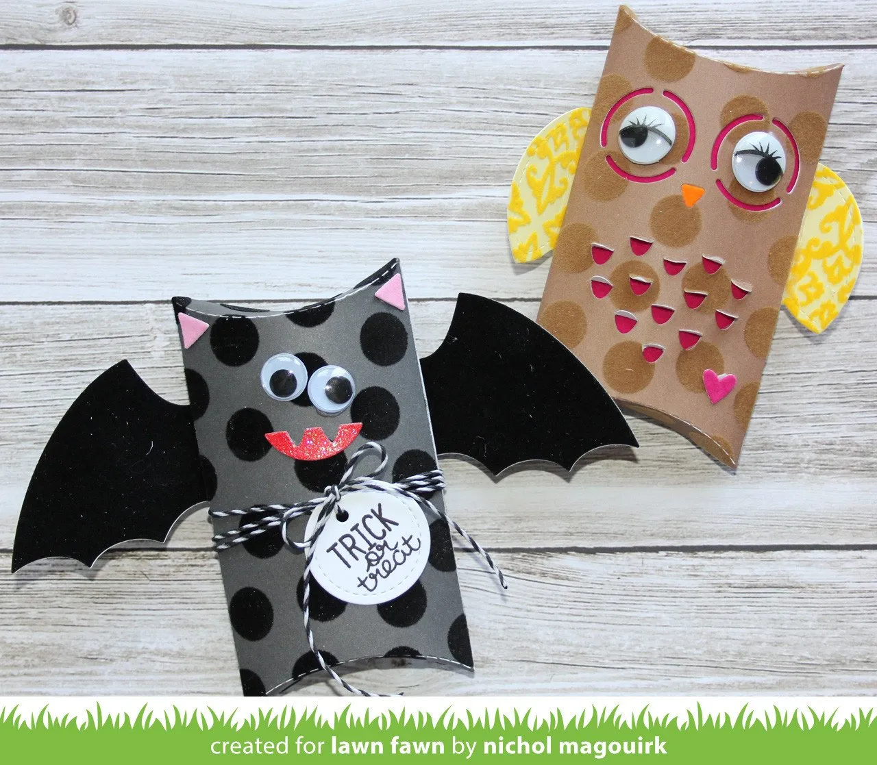 Lawn Fawn Give a Hoot LF987 Stanzschablonen Eule