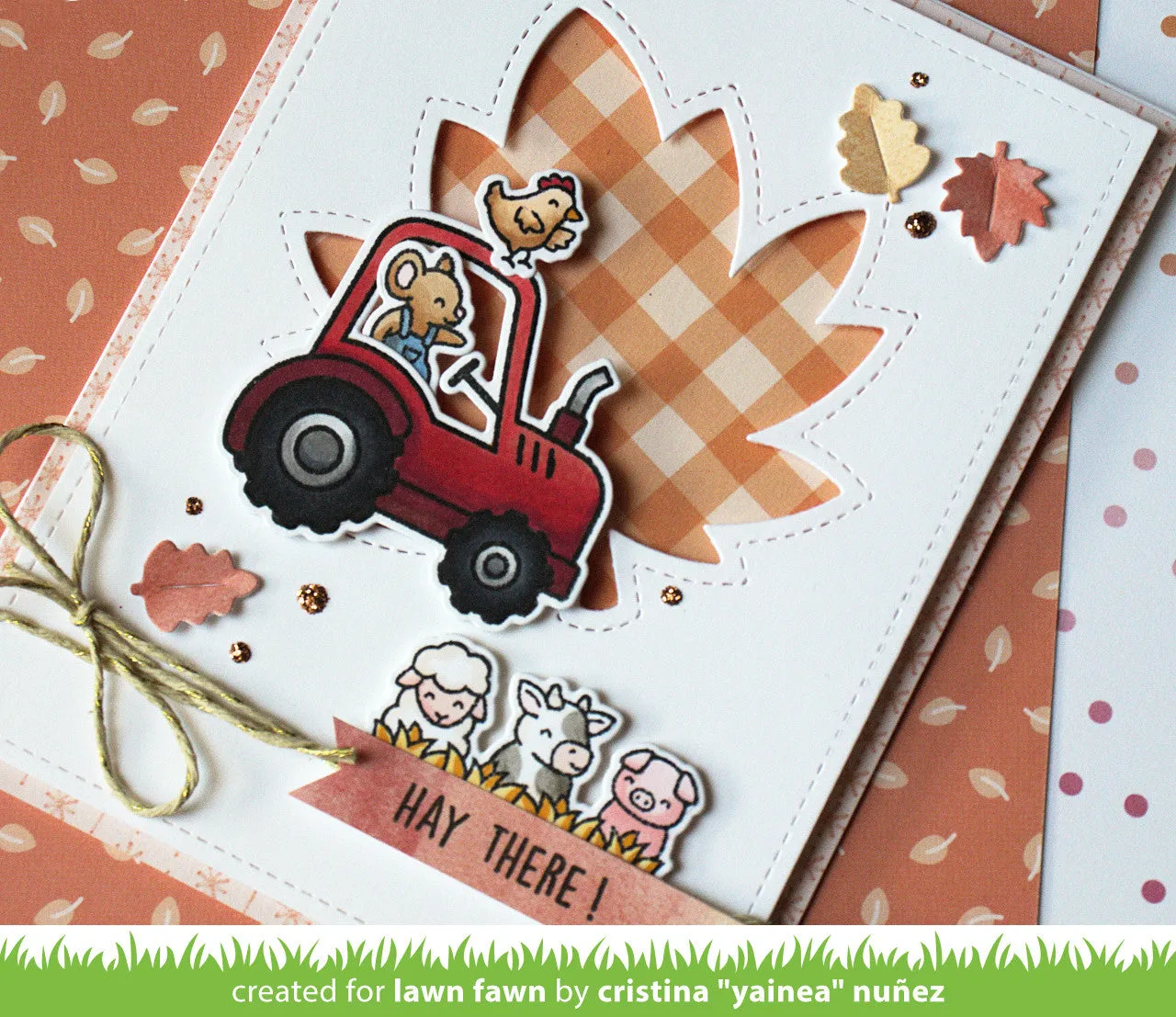 Lawn Fawn Hay There, Hayrides Mice Add-On Stempel Mäuse