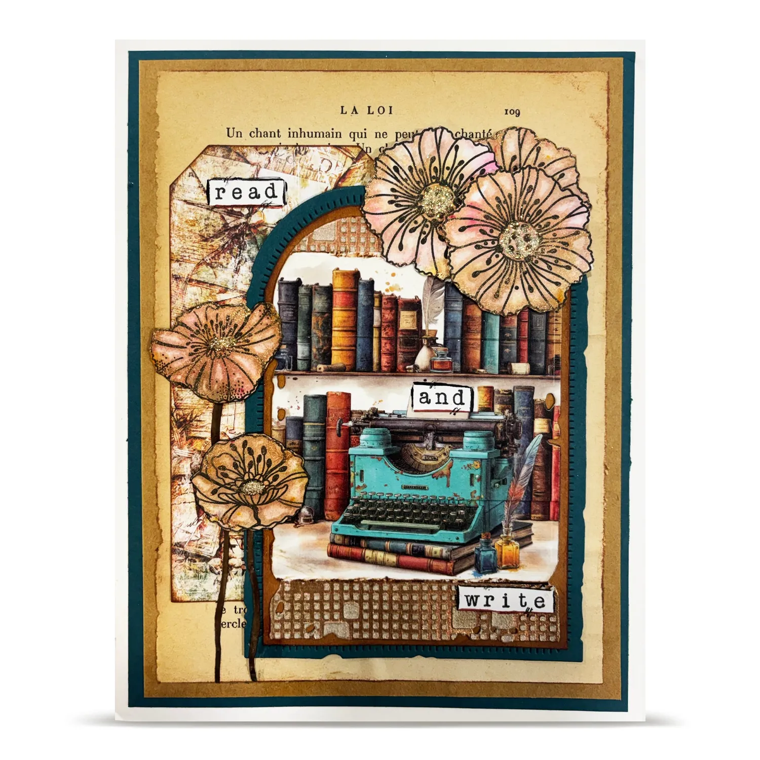 AALL and Create TP-1479 Lovely Coquelicots Stempelset A6 Mohnblumen