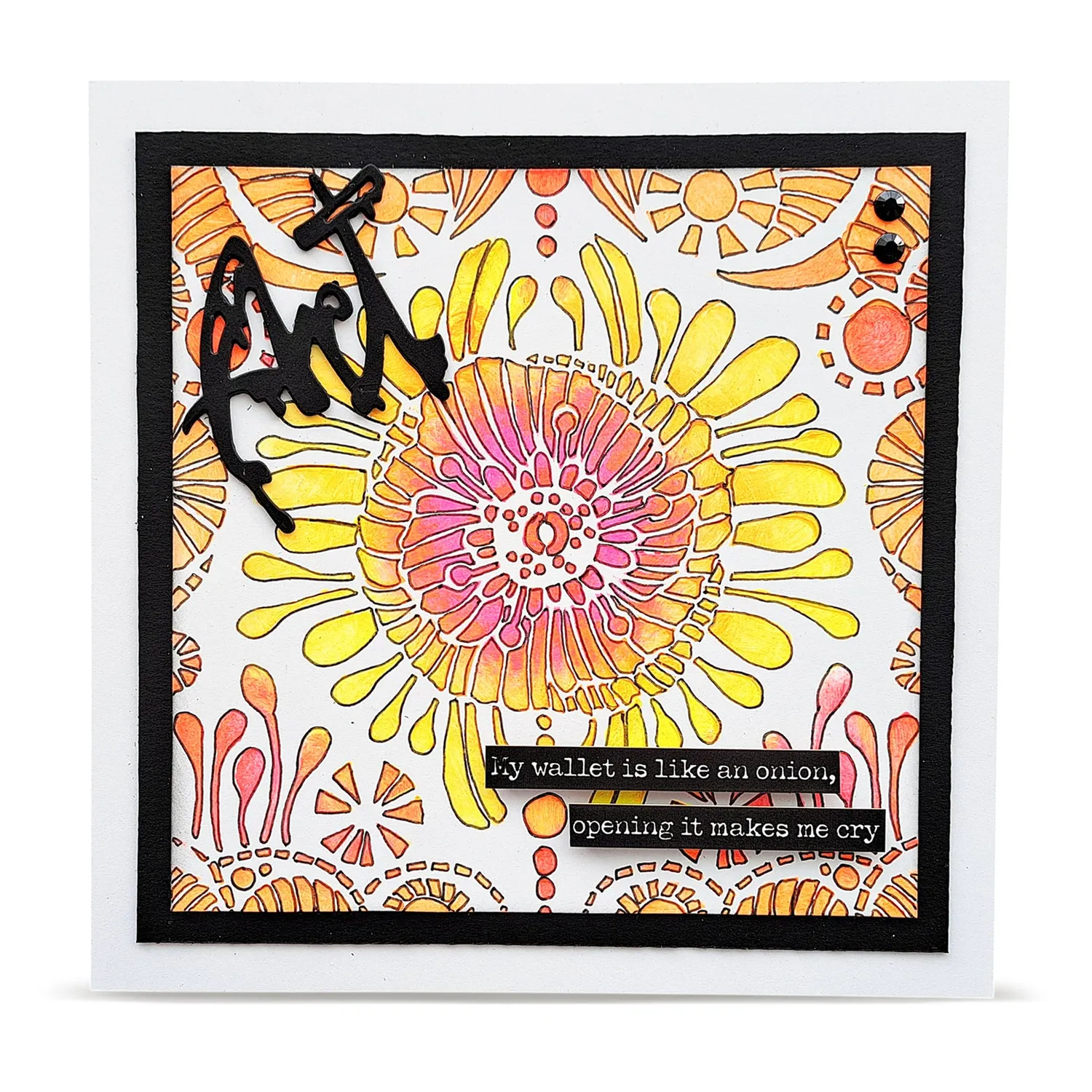 AALL and Create PC-276 Coquelicot Nouveau Schablone 15x15cm floral