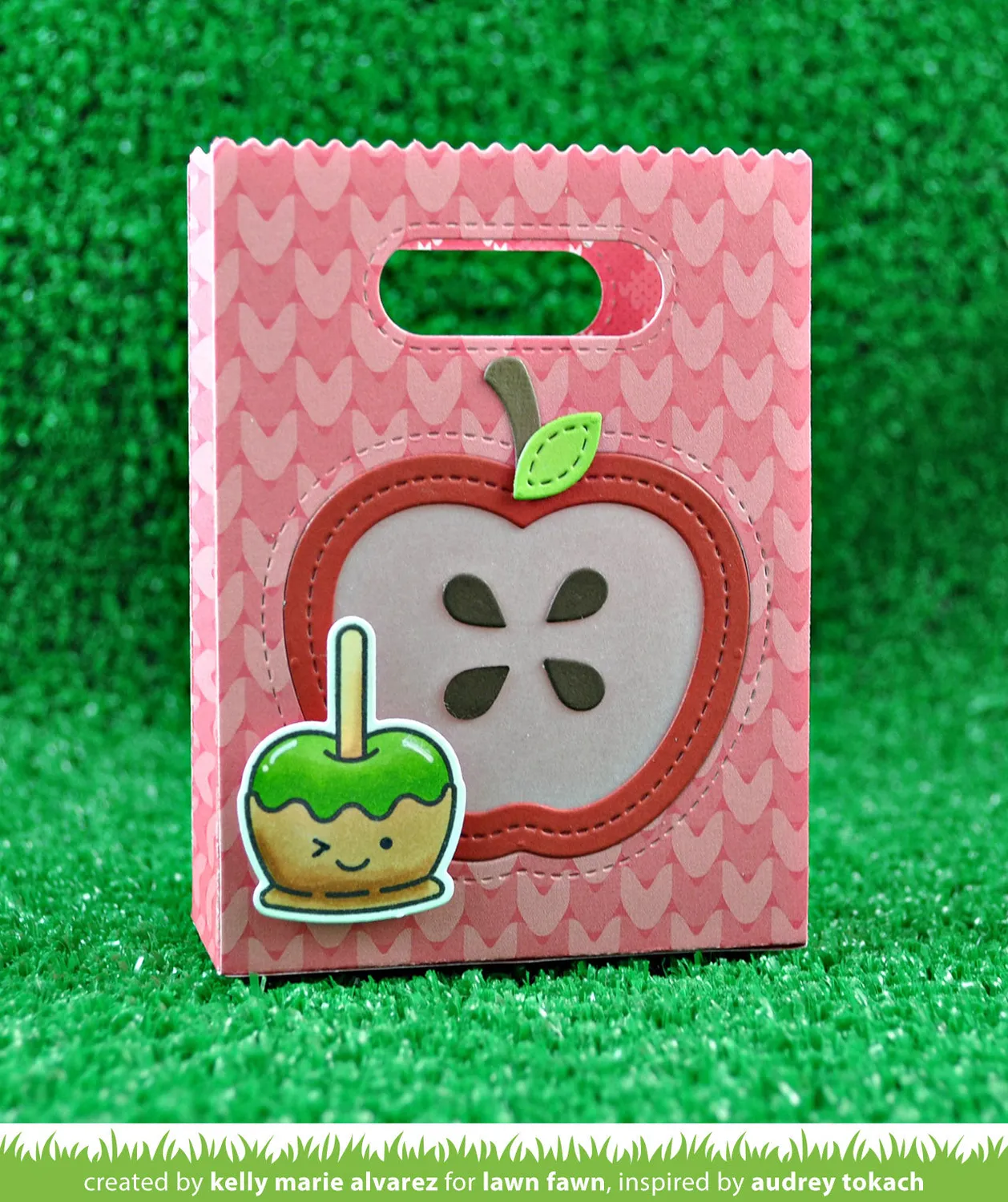 Lawn Fawn Caramel Apple Clear Stamps Stempelset Mini