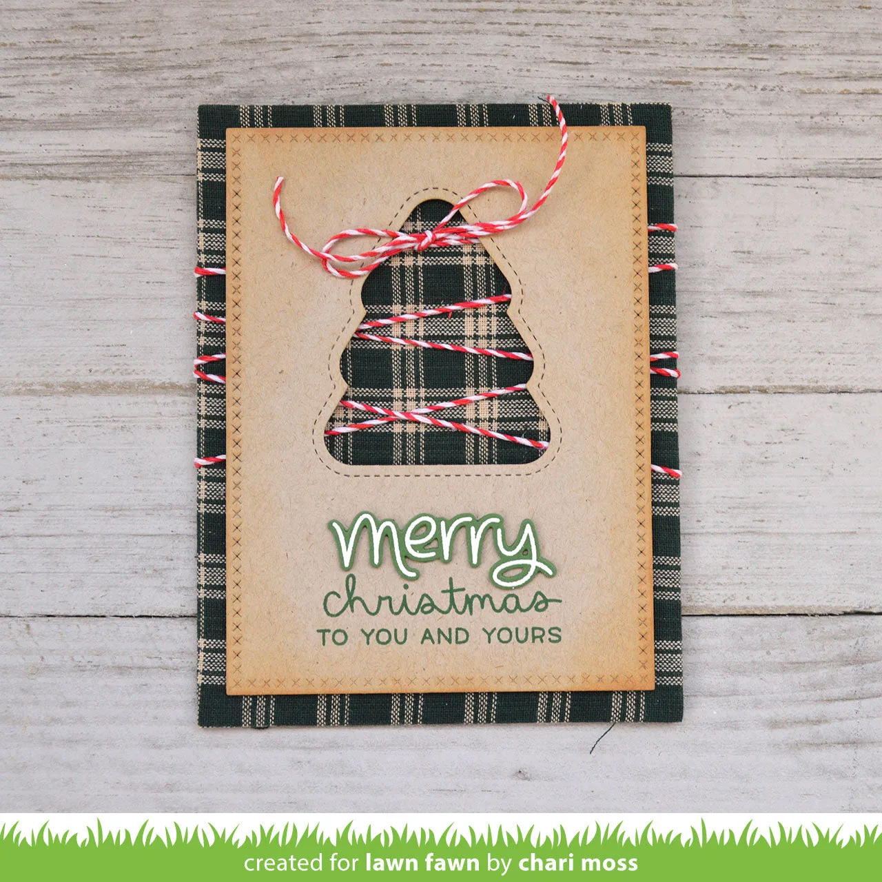 Lawn Fawn Stitched Christmas Tree Stanzen 7-tlg.