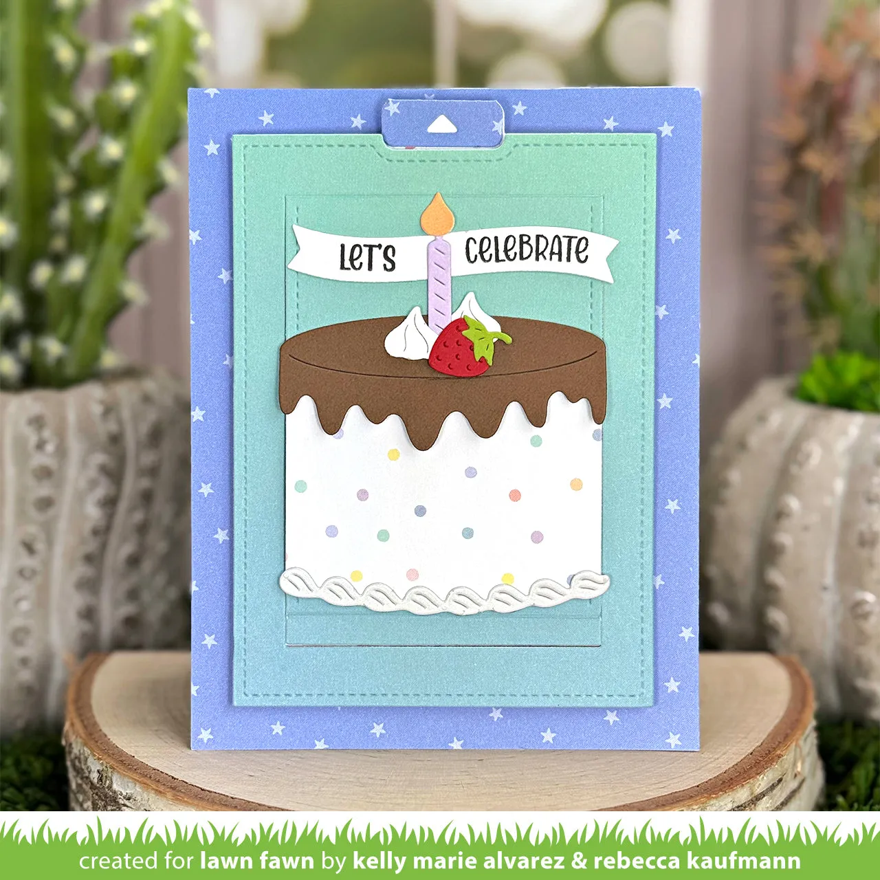 Lawn Fawn Build-A-Cake Add-On Stanzschablonen 7tlg