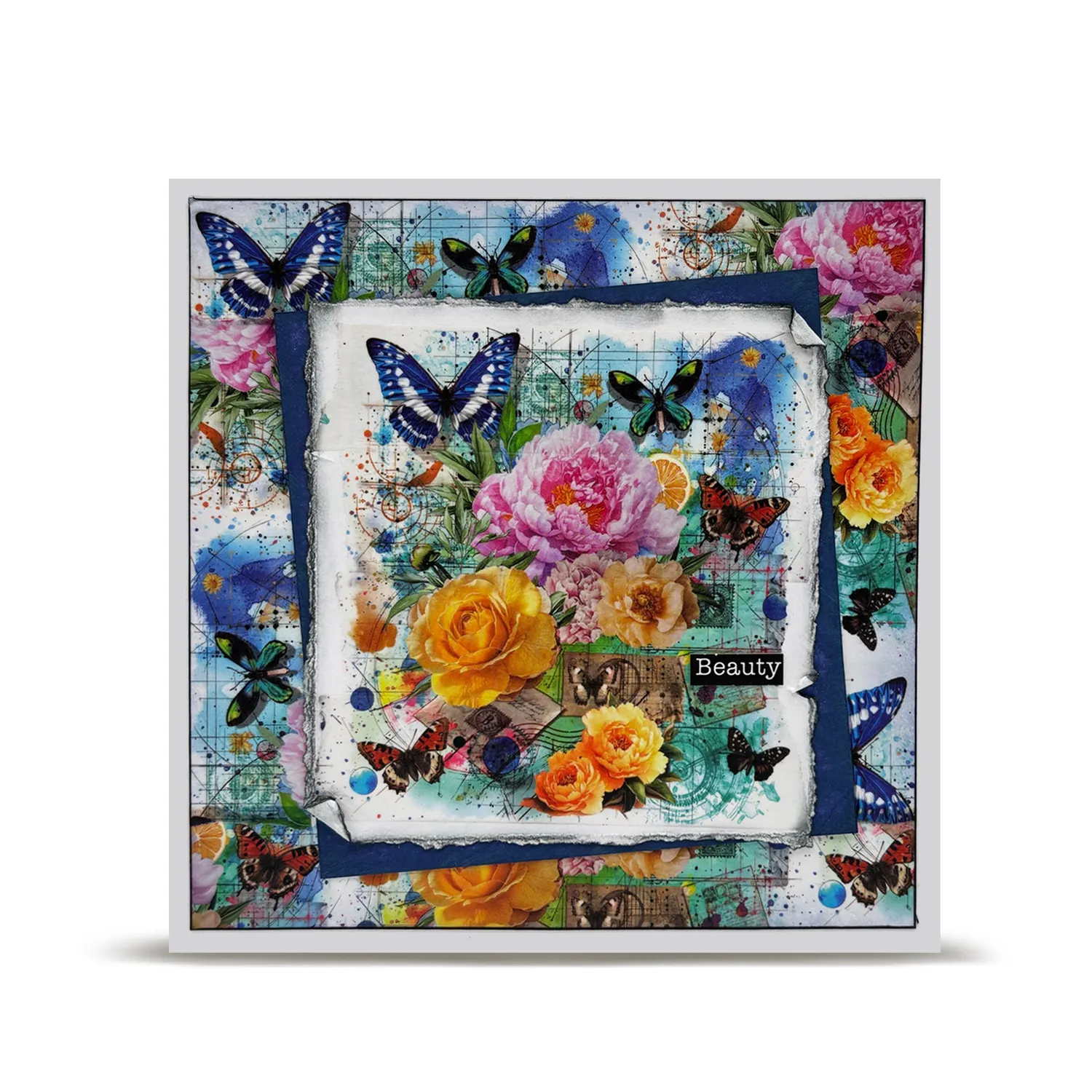 AALL and Create Layer-It-Up MT-145 Washi Tape Flora Whispers 25 mm