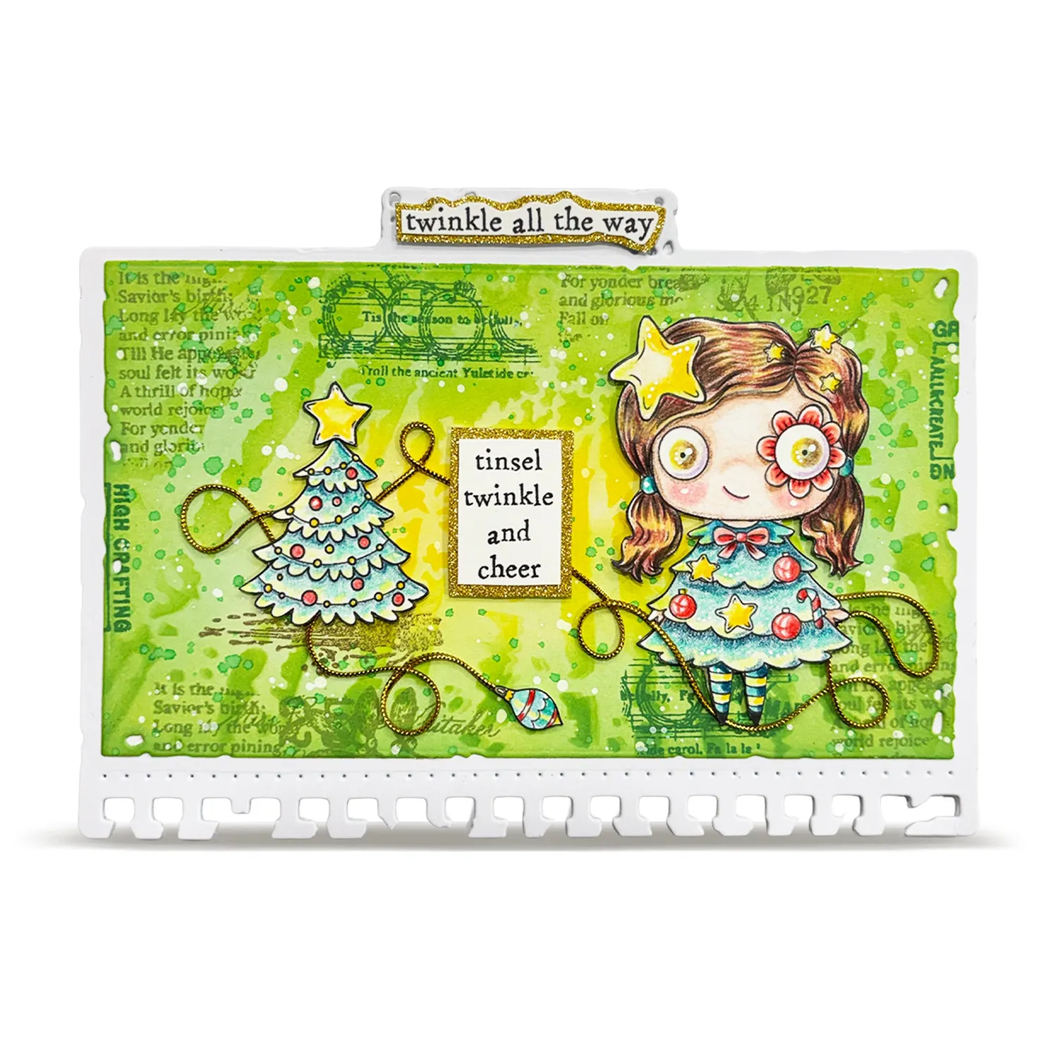AALL and Create TP-1393 Sparkle Season Stempel A7 Weihnachten