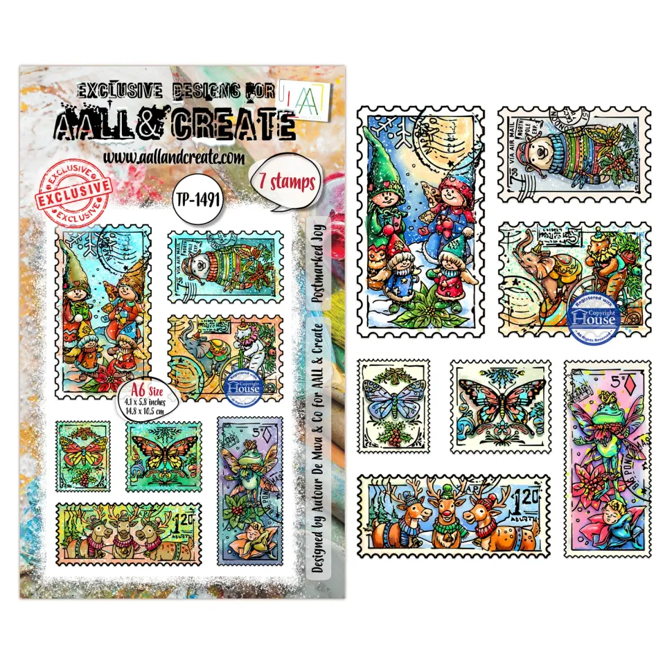 AALL and Create TP-1491 Postmarked Joy Stempel A6