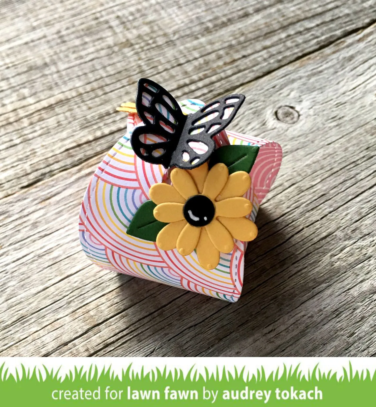 Lawn Fawn Butterfly Treat Box Stanzschablonen Box