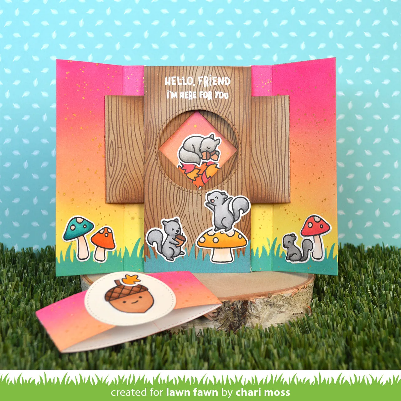 Lawn Fawn Lawn Cuts Shutter Card Stanzschablonen interaktiv