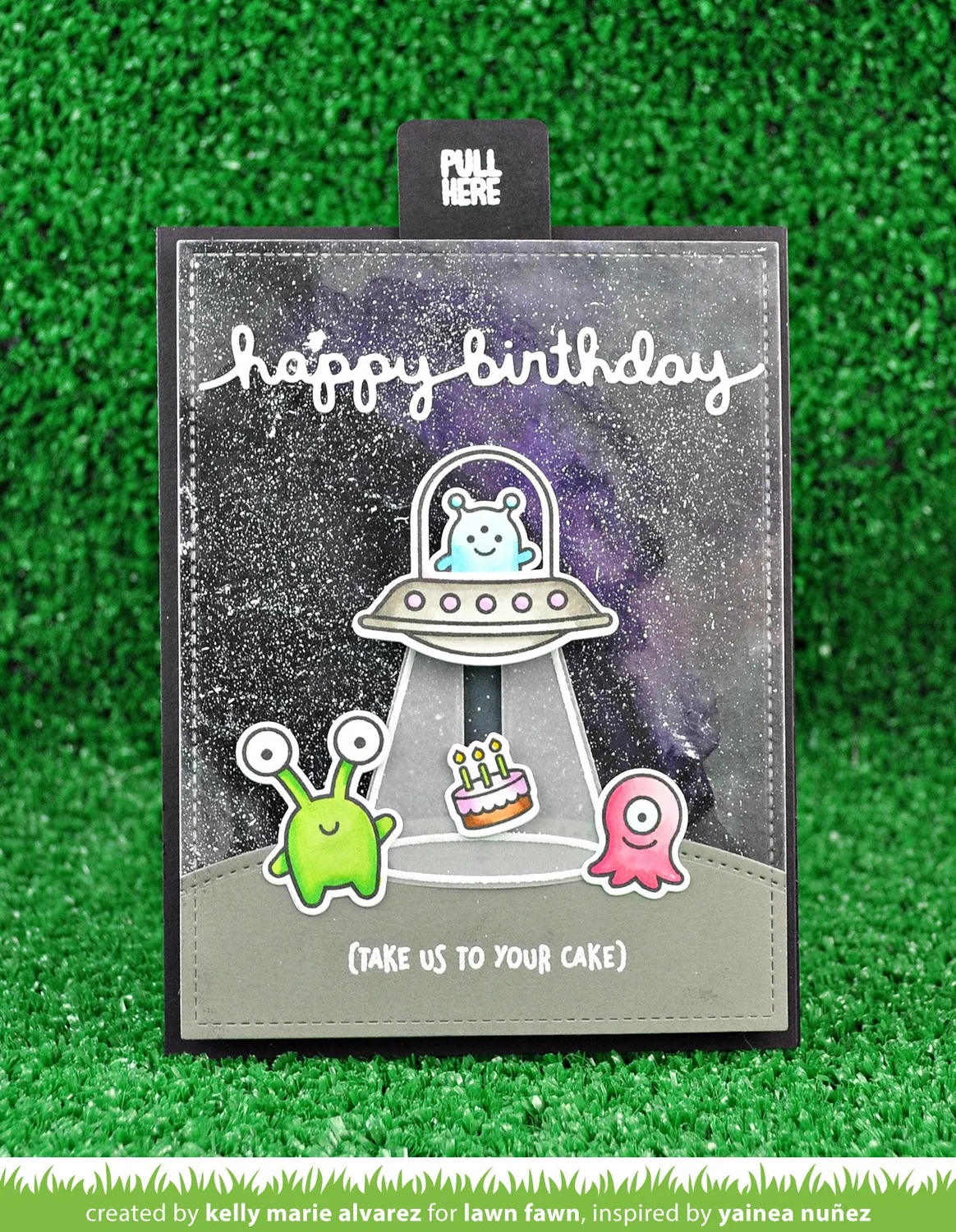 Lawn Fawn Lawn Cuts Happy Birthday Border Stanzschablone