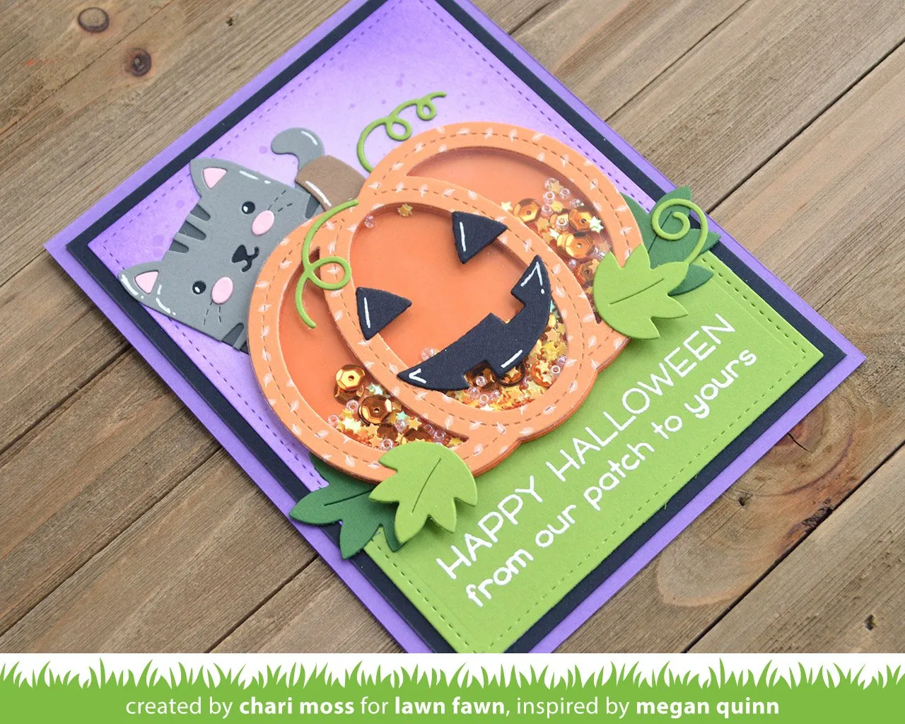 Lawn Fawn Lawn Cuts Stitched Pumpkin Frame Stanzschablone