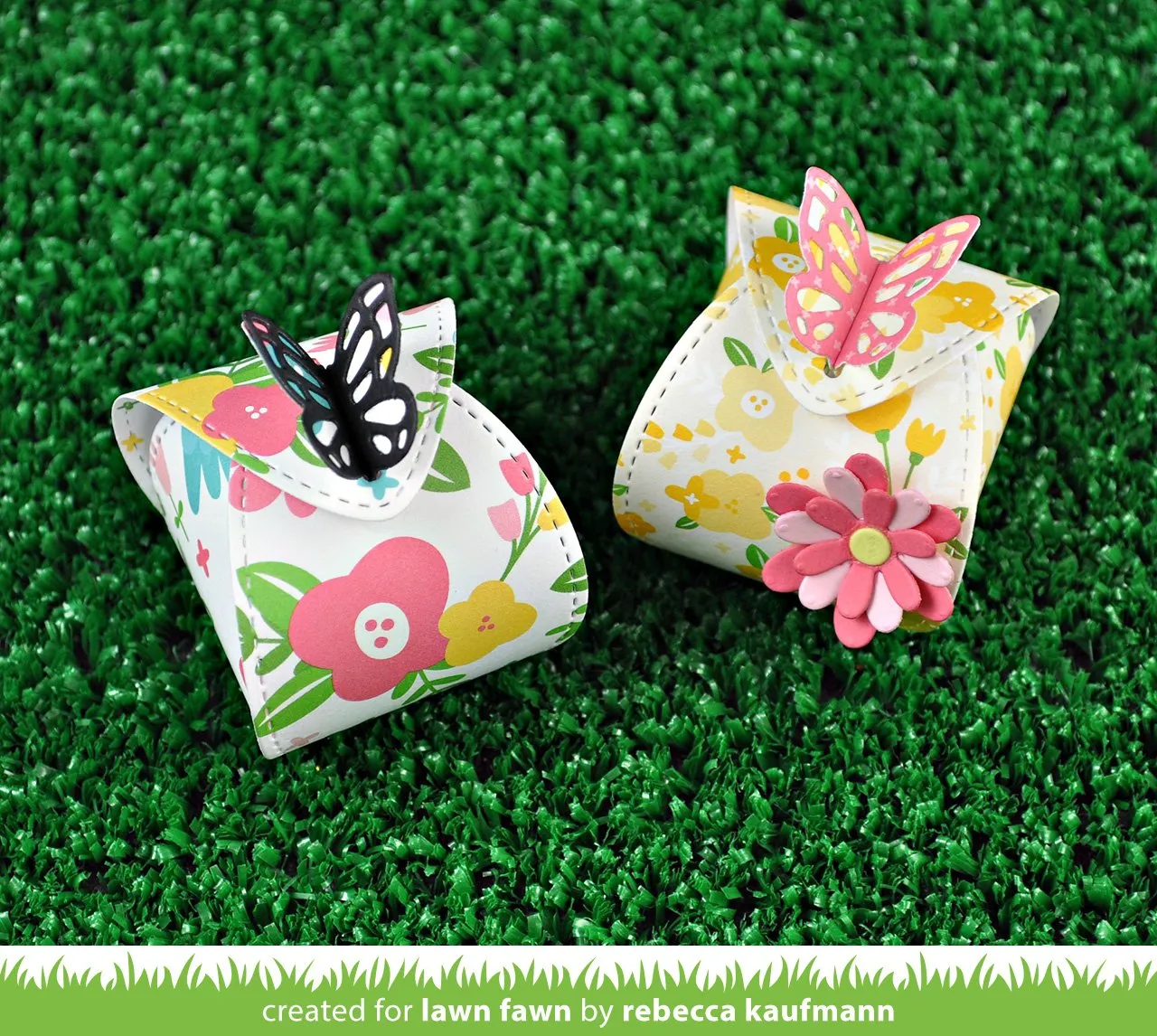 Lawn Fawn Butterfly Treat Box Stanzschablonen Box