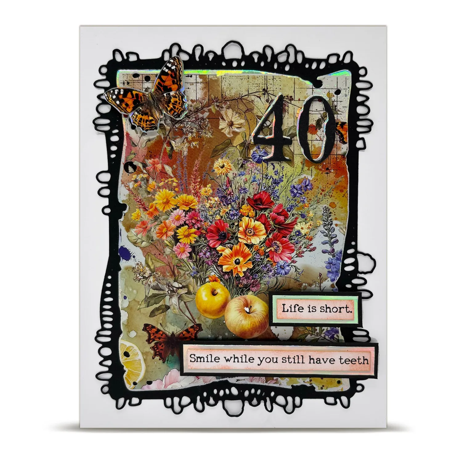 AALL and Create RO-24 Zesty Blossoms Rub-Ons A5 2-teilig Blüten
