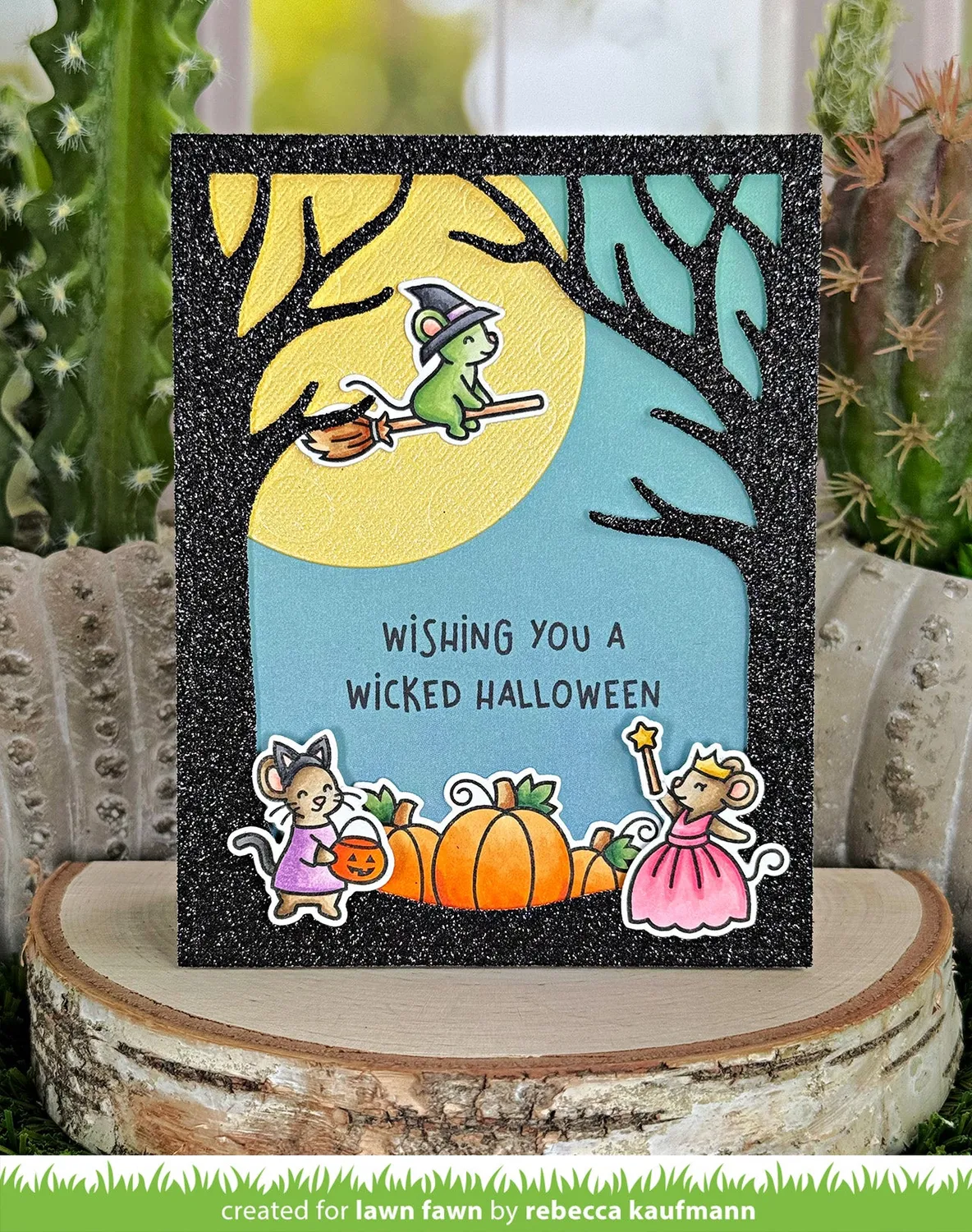 Lawn Fawn Halloween Mice Clear Stamps Mäuse Halloween-Set