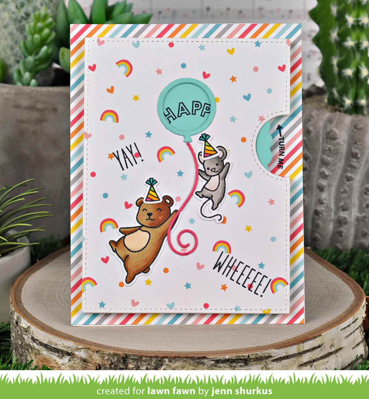 Lawn Fawn Reveal Wheel Stanze Ballon & Sprechblase