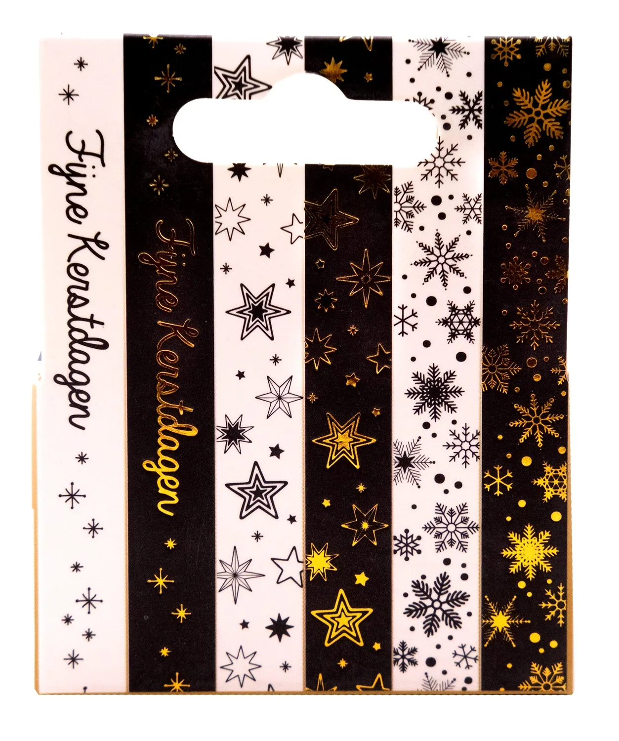 Studio Light Essentials Washi Tape Schwarz-Weiss NL Gold