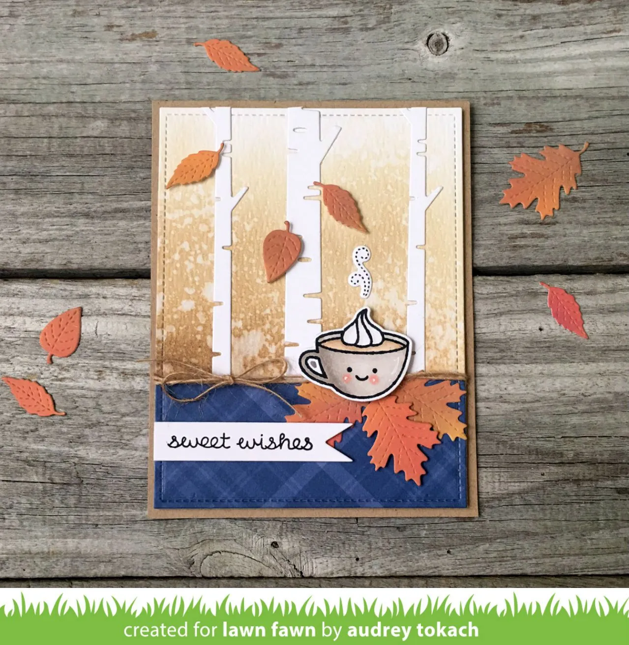 Lawn Fawn Birch Trees Lawn Cuts Stanze 4-teilig